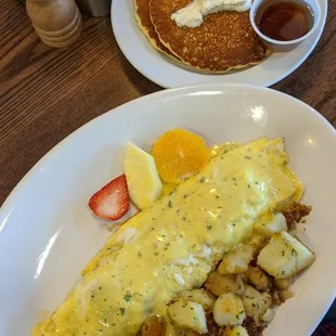 Love crab? Then try this!!! Crab Louie Omelet! Delish!