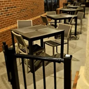 Outdoor seating area