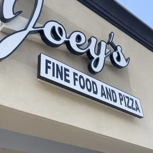 the front of the restaurant