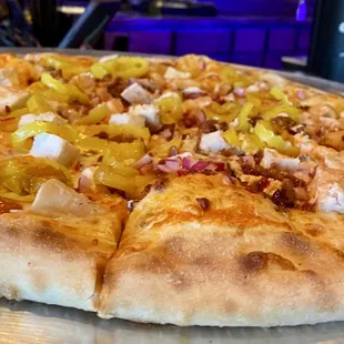 Buffalo chicken pizza