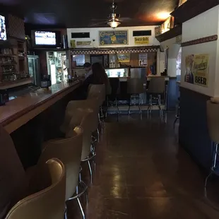 the bar and seating