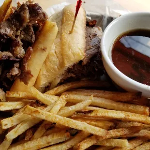 Prime Rib French Dip (an awesome special)