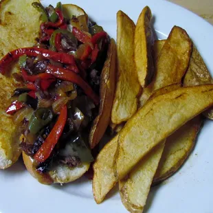 Philly Steak Hoagie &amp; Fresh-Cut Steak Fries