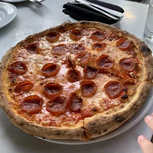 Pepperoni pizza! Huge