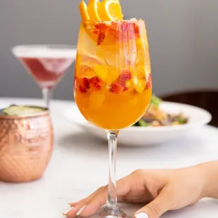 Stay refreshed during Miami Spice with our bubbly sangria!