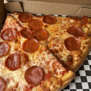 Slices of pepperoni