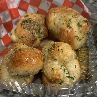 Amazing garlic knots.