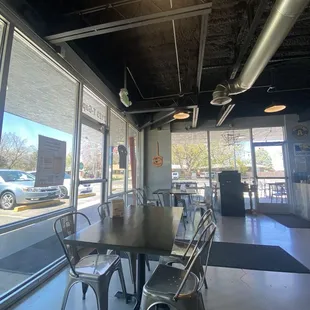 Quaint little place. Nice and open and invited, outside seating is offered as well!