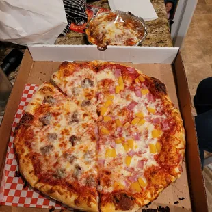 Half and half..