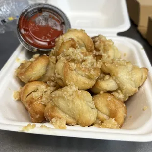 Garlic knots!