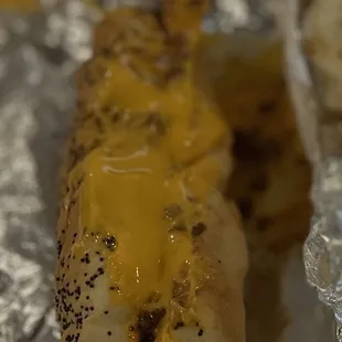 Ordered the &quot;Loaded chubby weiner&quot; - basically a chili cheese dog.