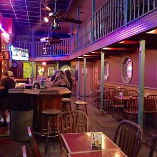 the inside of a restaurant