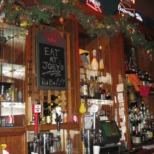 the bar at Joey's