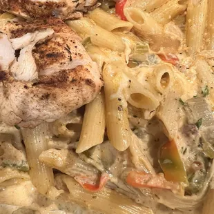 Cajun Pasta w/Blackened Chicken