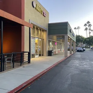 Outside