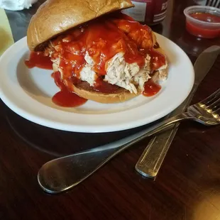 Pulled Chicken Sandwich