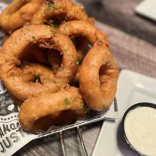 Beer Battered Onion Rings