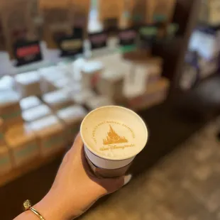 Vanilla Caramel Latte with Art