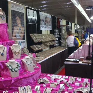 Sterling silver jewelry at JOGS Tucson Show