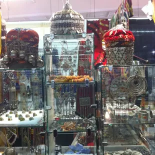 Ethnic hand made jewelry made in Uzbekistan, Afghanistan, Turkmenistan at JOGS Tucson Show