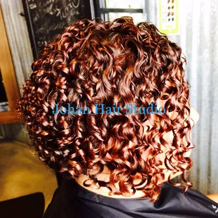 Johan Hair Studio. Well hydrated naturally curly hair, frizz free!