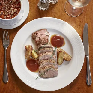 Brined pork tenderloin
