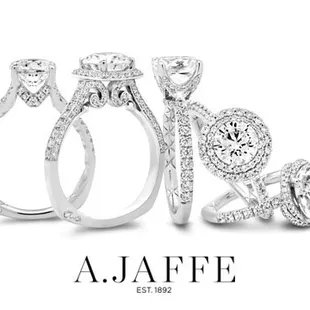 A. Jaffe engagement and wedding rings