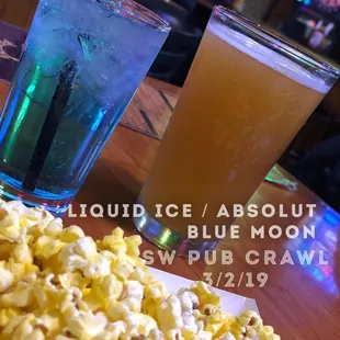 Free Popcorn &amp; Liquid Ice