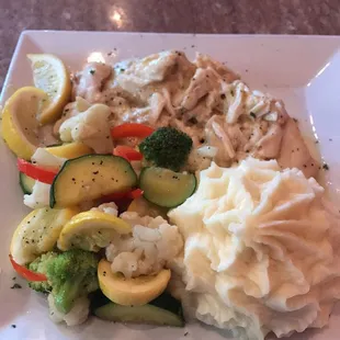 Went during CC restaurant week &amp; ordered the rock fish. It was a-m-a-z-i-n-g-!!!