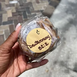 Coffee cake muffin