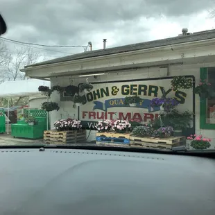 the front of the store