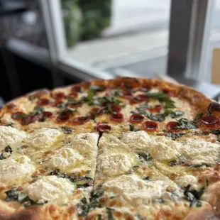 a whole pizza