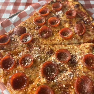 Pepperoni pizza