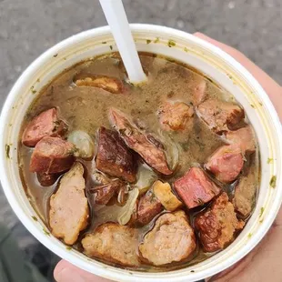 Good hearty gumbo with a lot of meat. $5.99