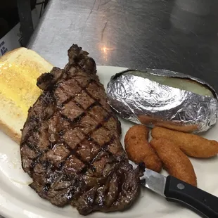 Ribeye bake potato