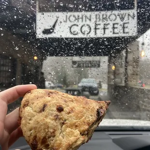 Fig and rosemary scone