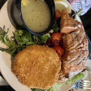 Portobello Salmon Salad