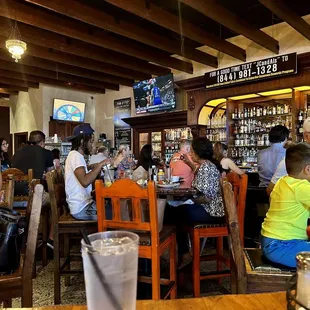 Relaxed atmosphere inside. They also have an outdoor patio!