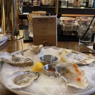 Perfect Oysters and $1 on the daily special. What?!!!