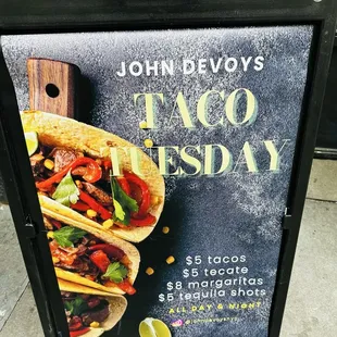 Taco Tuesday Specials