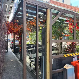 Fall decor outside
