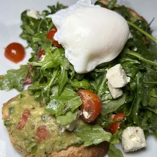 Brunch Avocado Toast & Salad