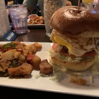 Breakfast Hangover Burger