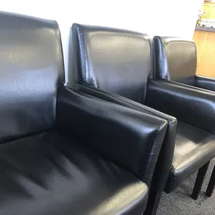 New chairs easy to keep clean