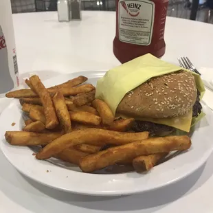 All American burger