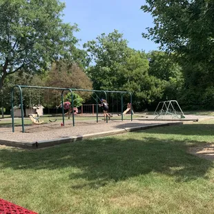 Swings and a small play area