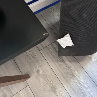 Chip on my brand new shelving