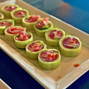 cucumbers with tomato sauce