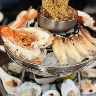 Seafood tower