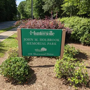 John M. Holbrook Memorial Park, Huntersville
